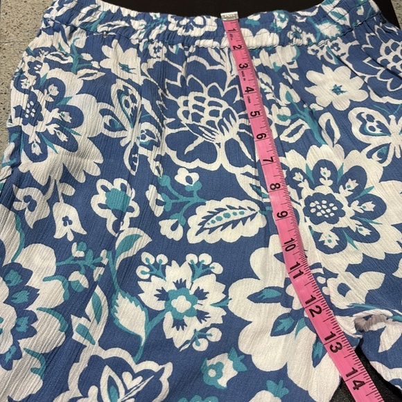 O’Neill Elsie woven pull on crinkle pant,elastic waist,2 pocket,floral,stretch - Picture 9 of 13